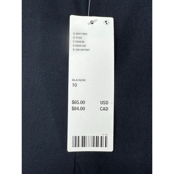 NWT Urban Outfitters Women's Slit Front Black Bootcut Dress Pants - 10 (31x33.5) - Picture 4 of 6